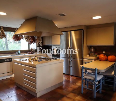 cocina con isla central