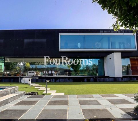 exterior gran chalet diseño moderno